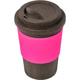 Kooshty Brown Bean Plastic Double-Wall Tumbler Pink