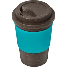 Kooshty Brown Bean Plastic Double-Wall Tumbler Turquoise