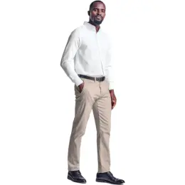 Mens Superb Stretch Chino Pants Model New Image