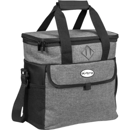 US Basic Greyston 24-Can Cooler Grey Branded