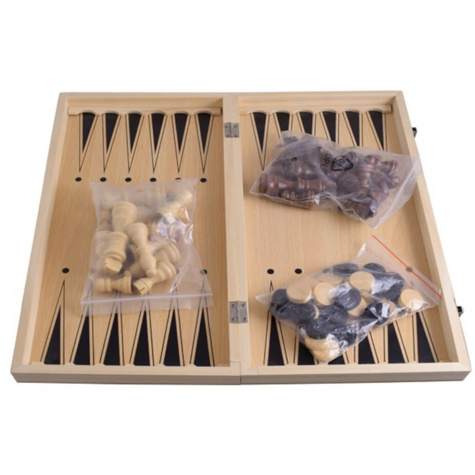 Chess & Backgammon & Checkers Set Pieces