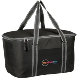 Kooshty Key Largo Recycled PET 20-Litre Cooler Black Branded Image