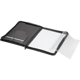 Altitude Windsor A4 Zip-Around Folder Black Open Image