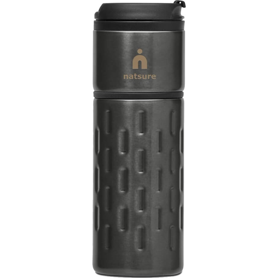 Serendipio Binary Stainless Steel & Plastic Double-Wall Tumbler Branded