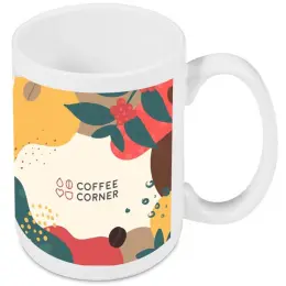 Super Sublimation Ceramic Coffee Mug Branded Image