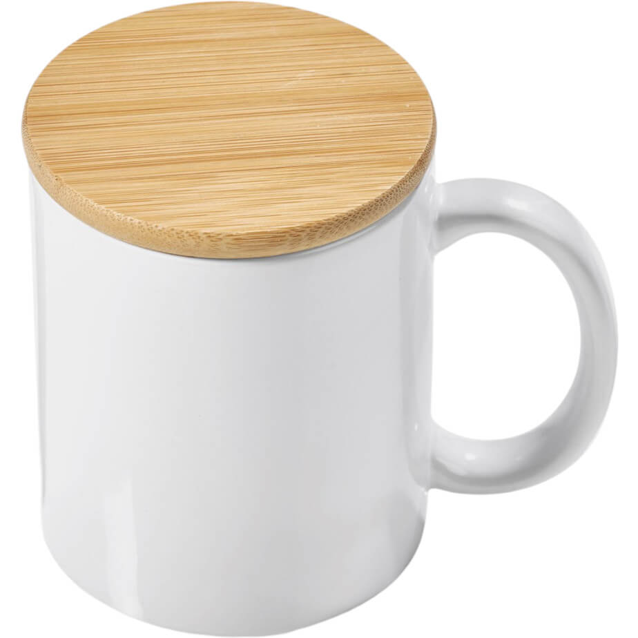 Okiyo Sozo Bamboo & Ceramic Sublimation Coffee Mug Unbranded Image