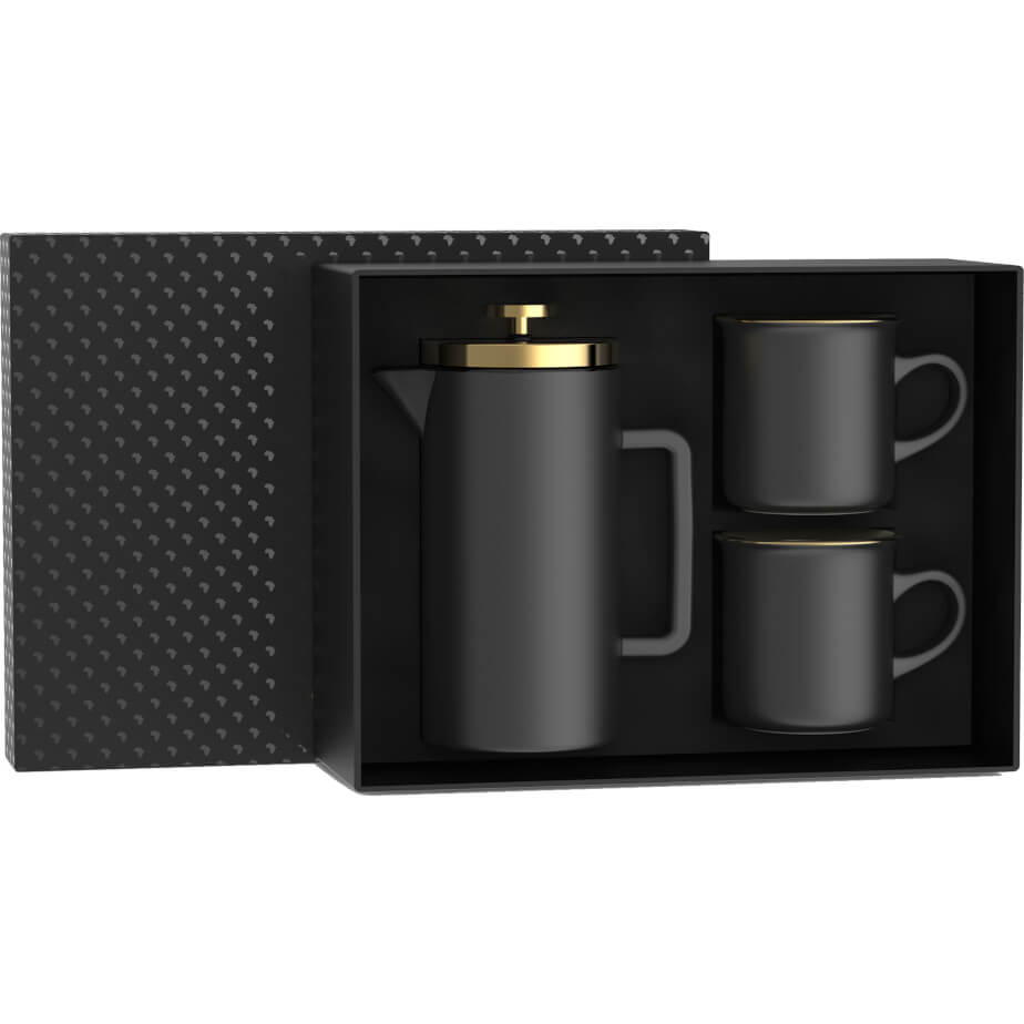 Andy Cartwright Afrique Dusk Coffee Press & Mug Set Gift Box Display