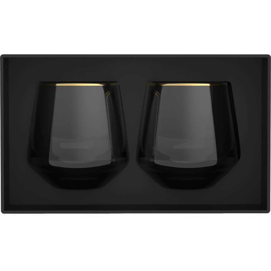 Andy Cartwright Afrique Dusk Whiskey Glass Set Gift Box Open