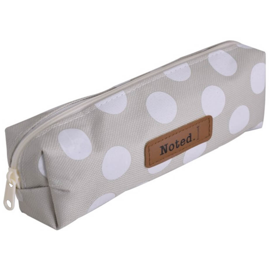 Noted Polkadot Pencil Case Angle