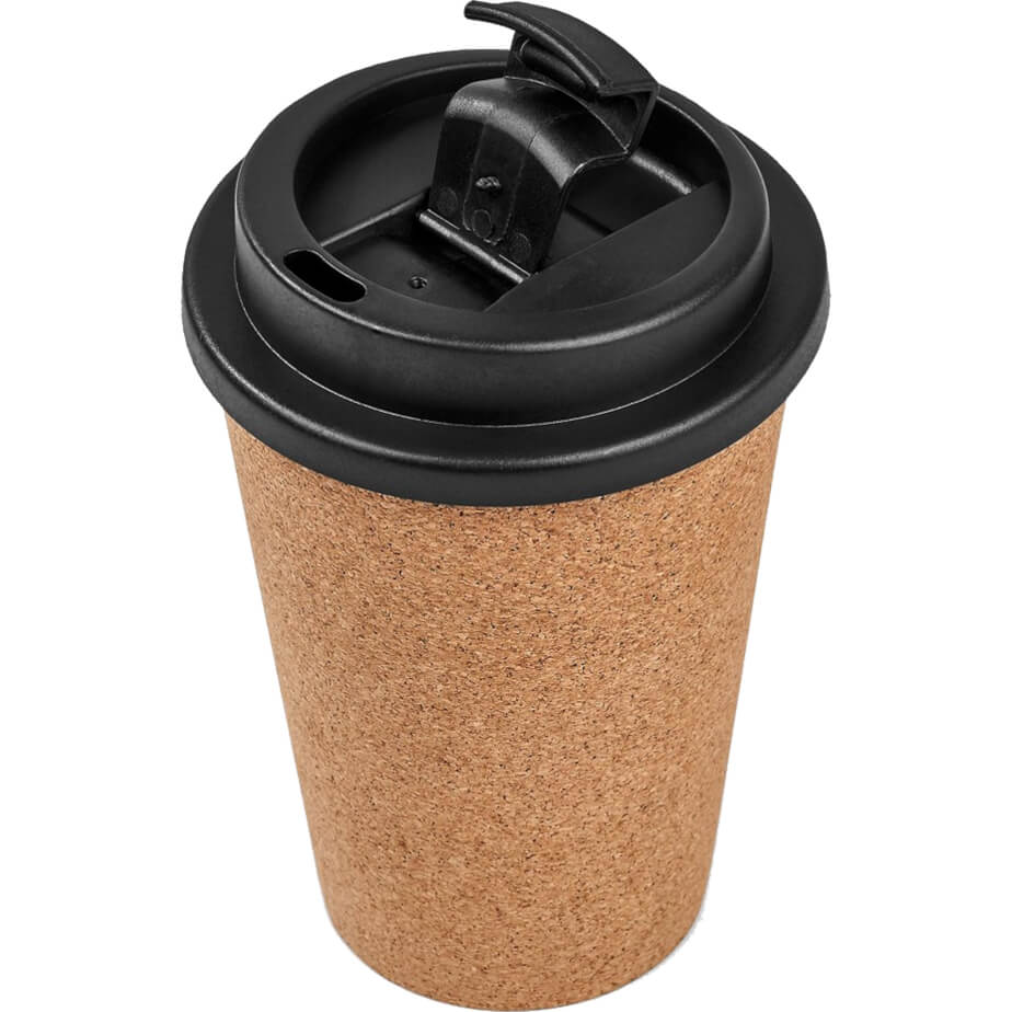 Okiyo Joki Cork & Wheat Straw Double-Wall Tumbler Top