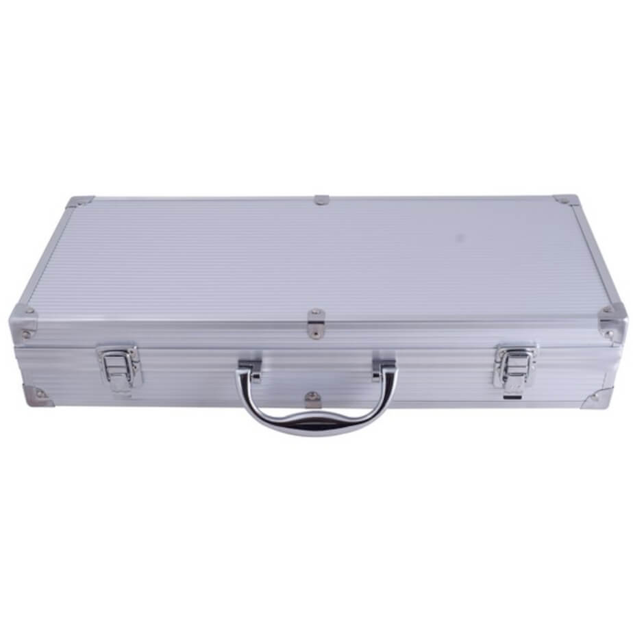 Stainless Steel Braai Set Case Closed