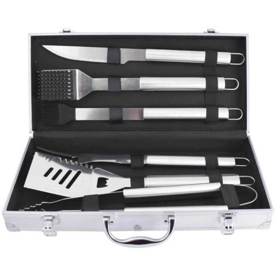 Stainless Steel Braai Set Open Front