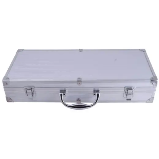 Stainless Steel Braai Set Case Closed