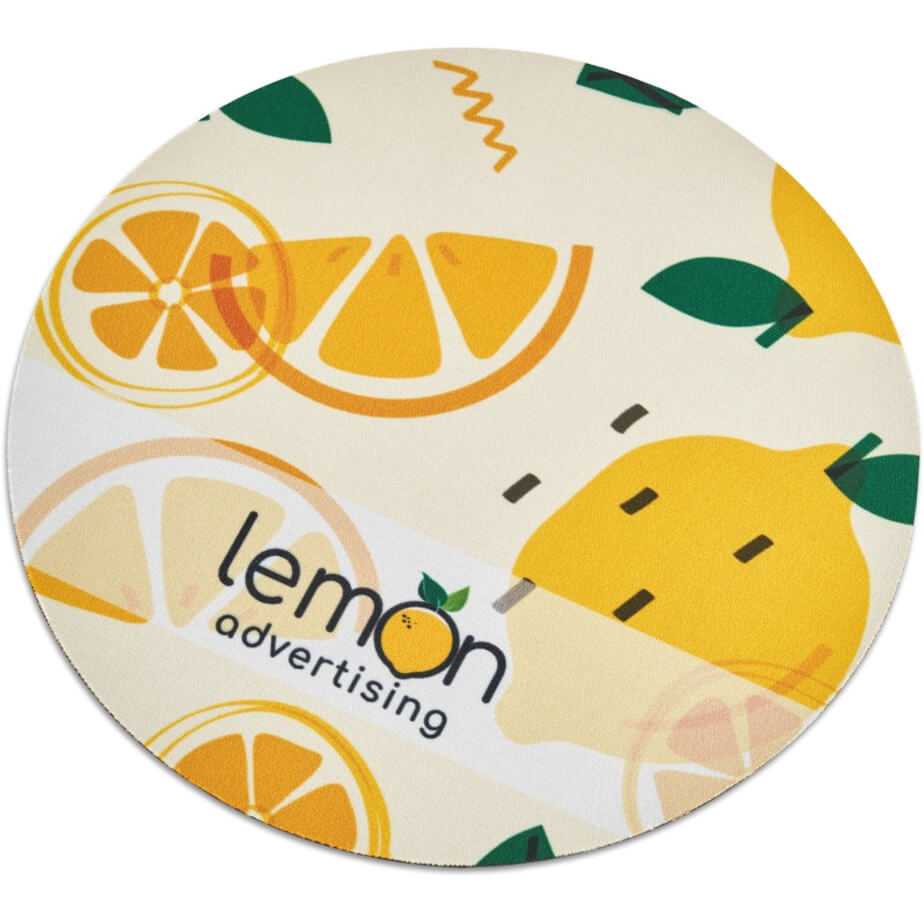 Altitude Onset Sublimation Mouse Pad Branded Yellow