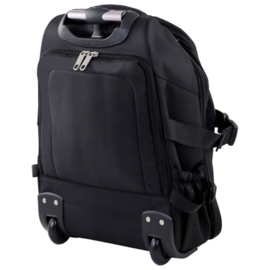 1680D Trolley Laptop Backpack Black Back