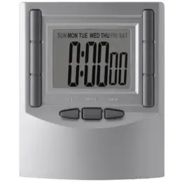 Column LCD Alarm Silver Front Image
