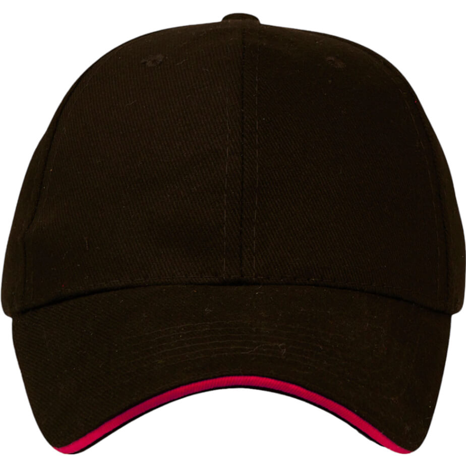 FWRD Promo Sandwich Cap Black-Red Front