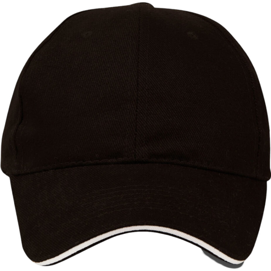 FWRD Promo Sandwich Cap Black-White Front