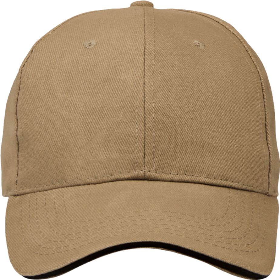 FWRD Promo Sandwich Cap Khaki-Black Front