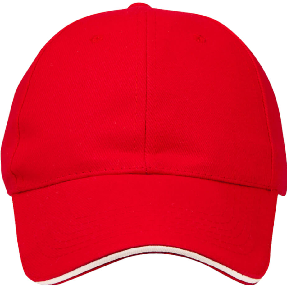 FWRD Promo Sandwich Cap Red-White Front