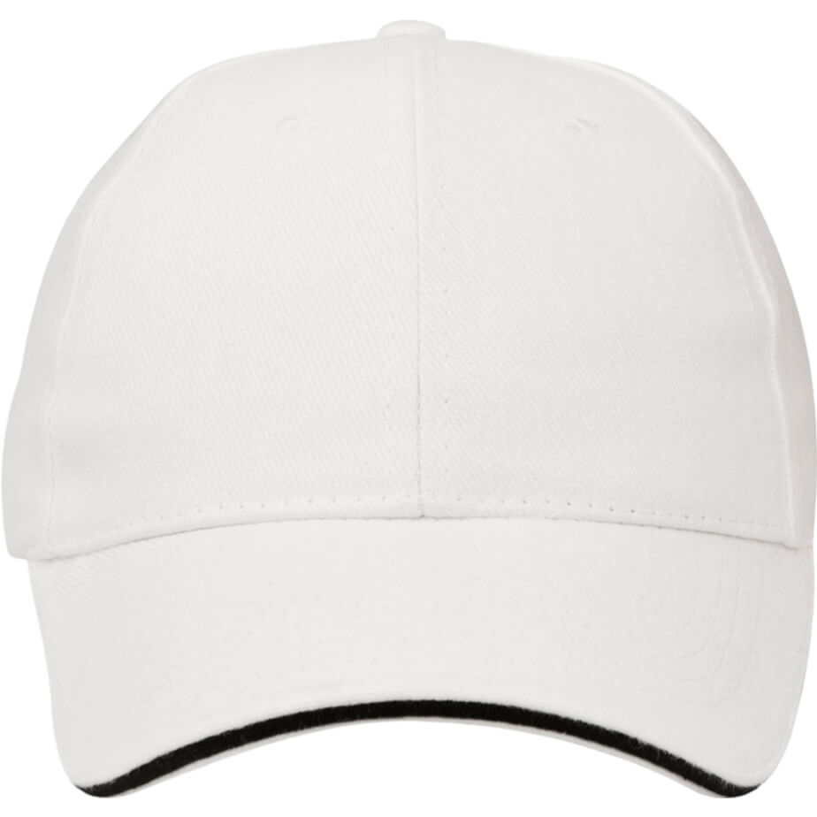 FWRD Promo Sandwich Cap White-Black Front