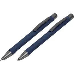 Omega Ball Pen & Pencil Set Navy Unbranded