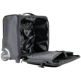 Wheelie Laptop Trolley Bag Open