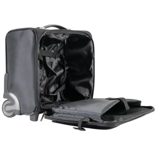Wheelie Laptop Trolley Bag Open
