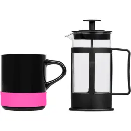 Kooshty Mixalot Black Koffee Set Pink