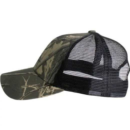 FWRD Trucker Camo Cap Forest Camo-Black Side