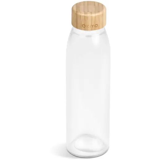Okiyo Wabi-Sabi Glass Water Bottle Unbranded