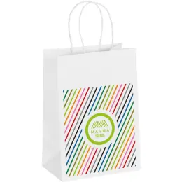 Animated Digital Print Mini Paper Gift Bag 200gsm Branded Image