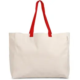 Kooshty Barbados Large Cotton Beach Bag Red