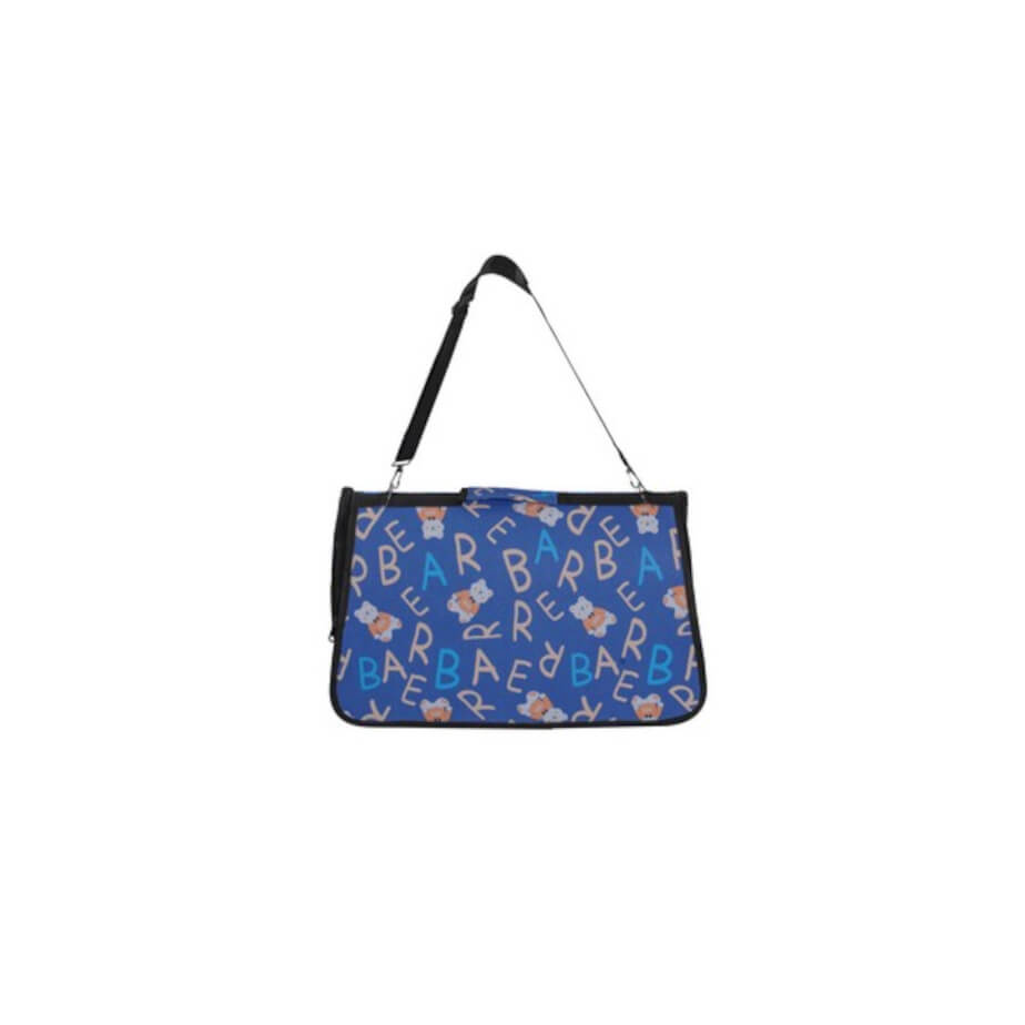 Cat Carrier Bag Small Blue Back