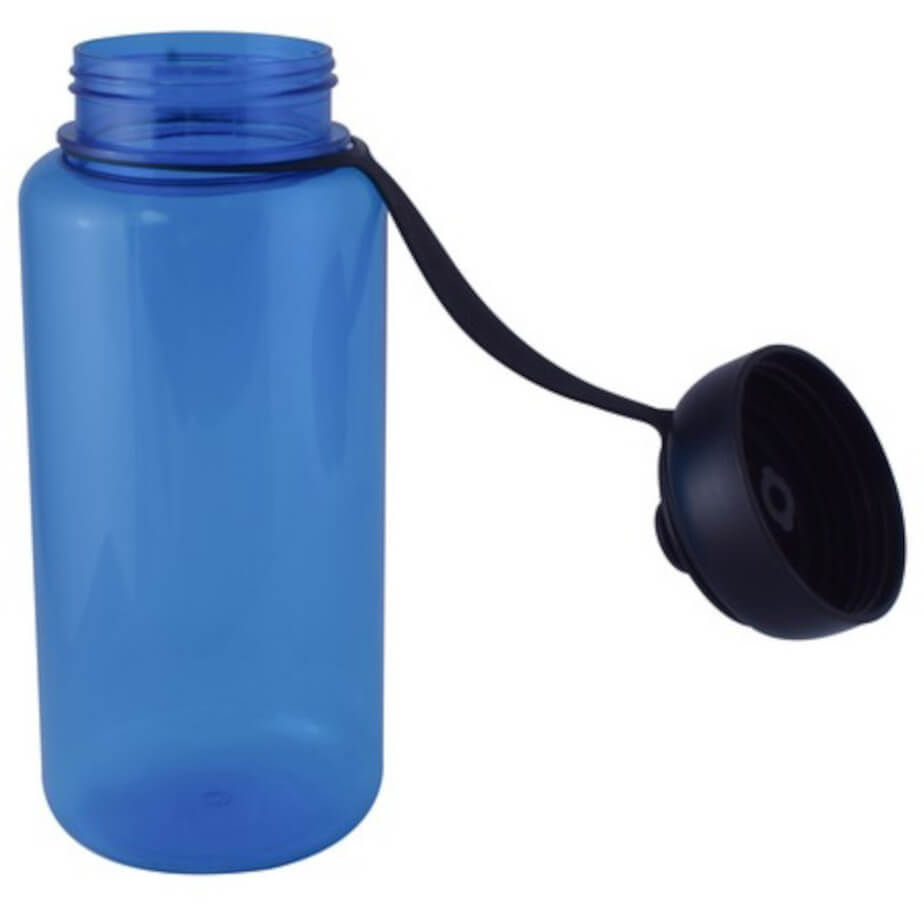 1 Litre Spout Water Bottle Open