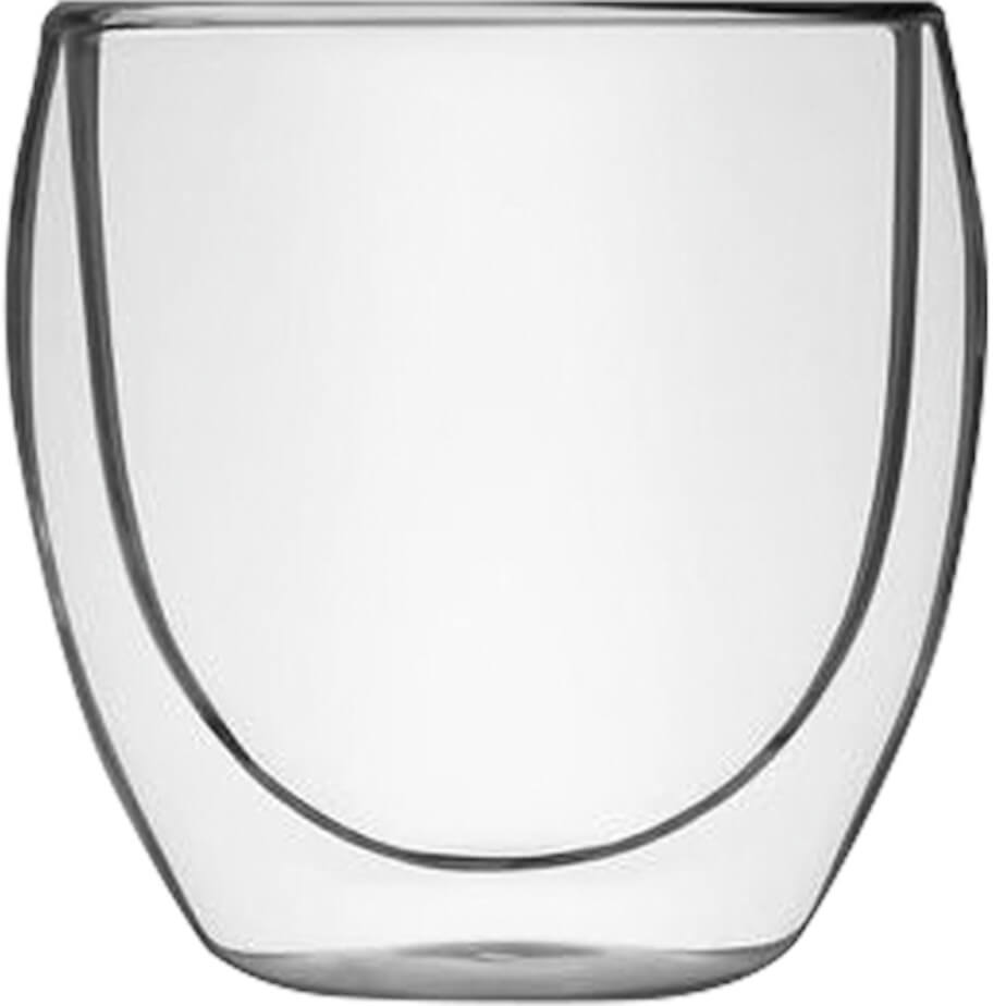 Elegant Double Wall Glass Mug in Gift Box