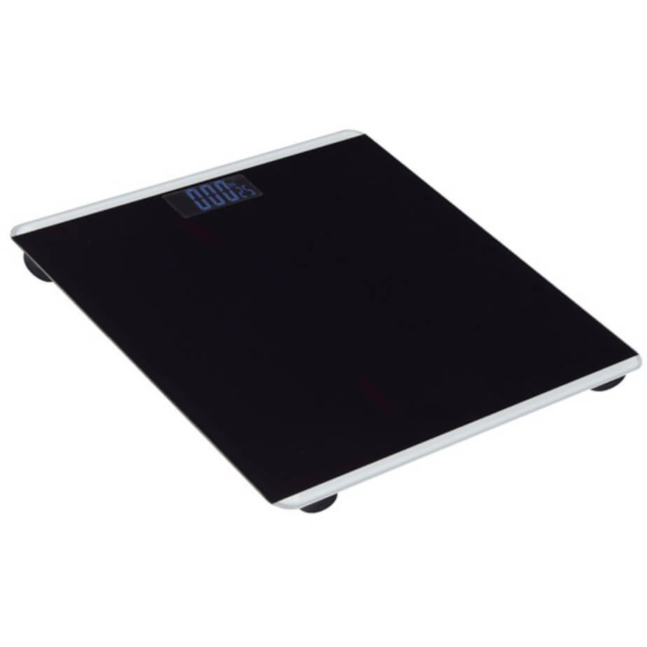 LCD Bathroom Scale Black Display