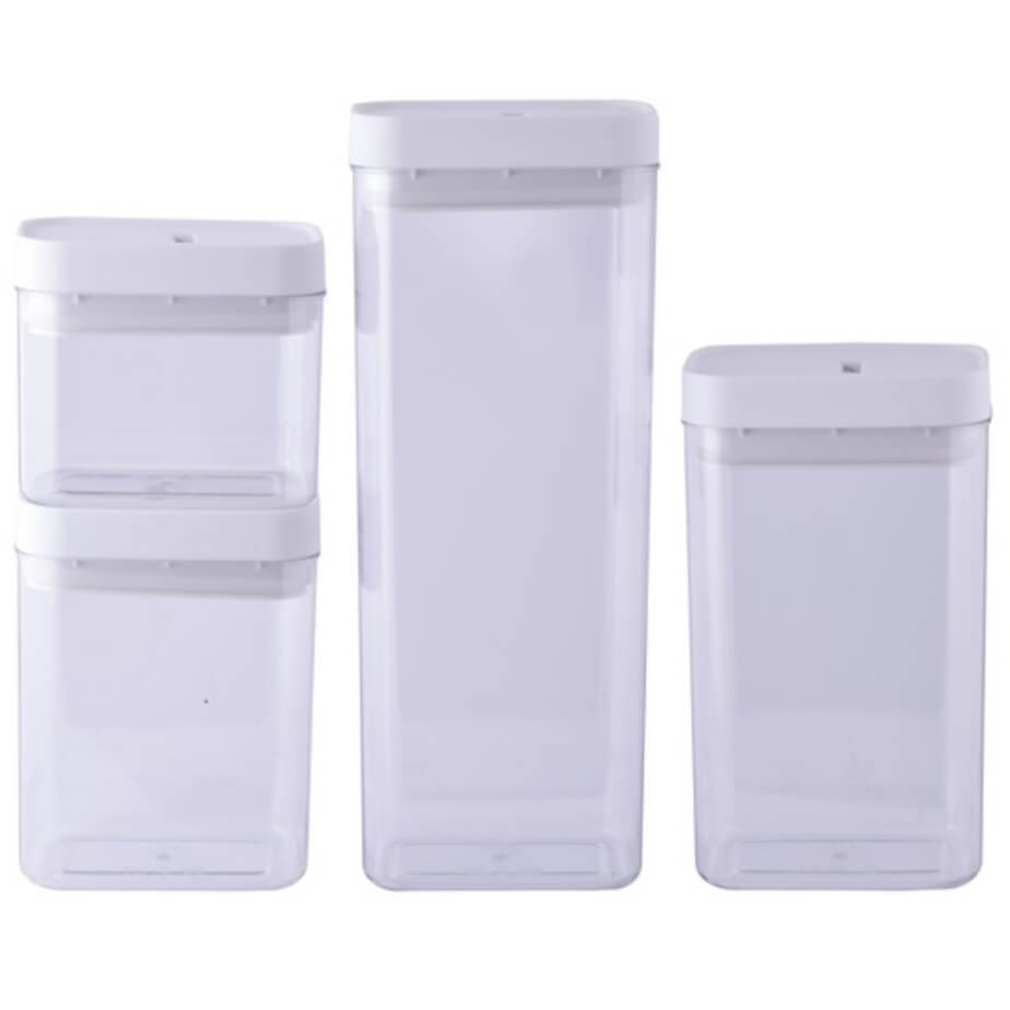 4-Piece Airtight Storage Containers Front