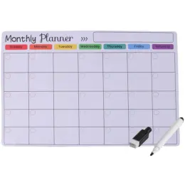 Magnetic Monthly Planner & Dry Erase Marker Front Image