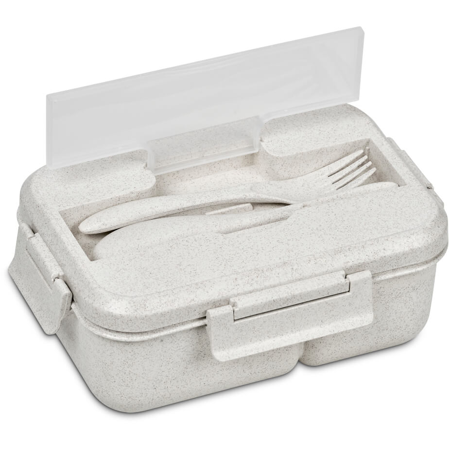 Okiyo Ranchi Wheat Straw Lunch Box Open