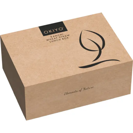Okiyo Ranchi Wheat Straw Lunch Box Gift Box