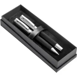 Alex Varga Volans Ball Pen & Rollerball Set Gift Box Open Image
