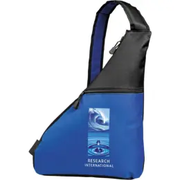 Vancouver Shoulder Bag Blue Branded Image