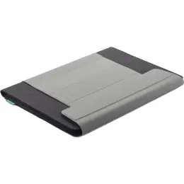 Fulda Change Collection RPET Laptop Case & Workstation Grey Display
