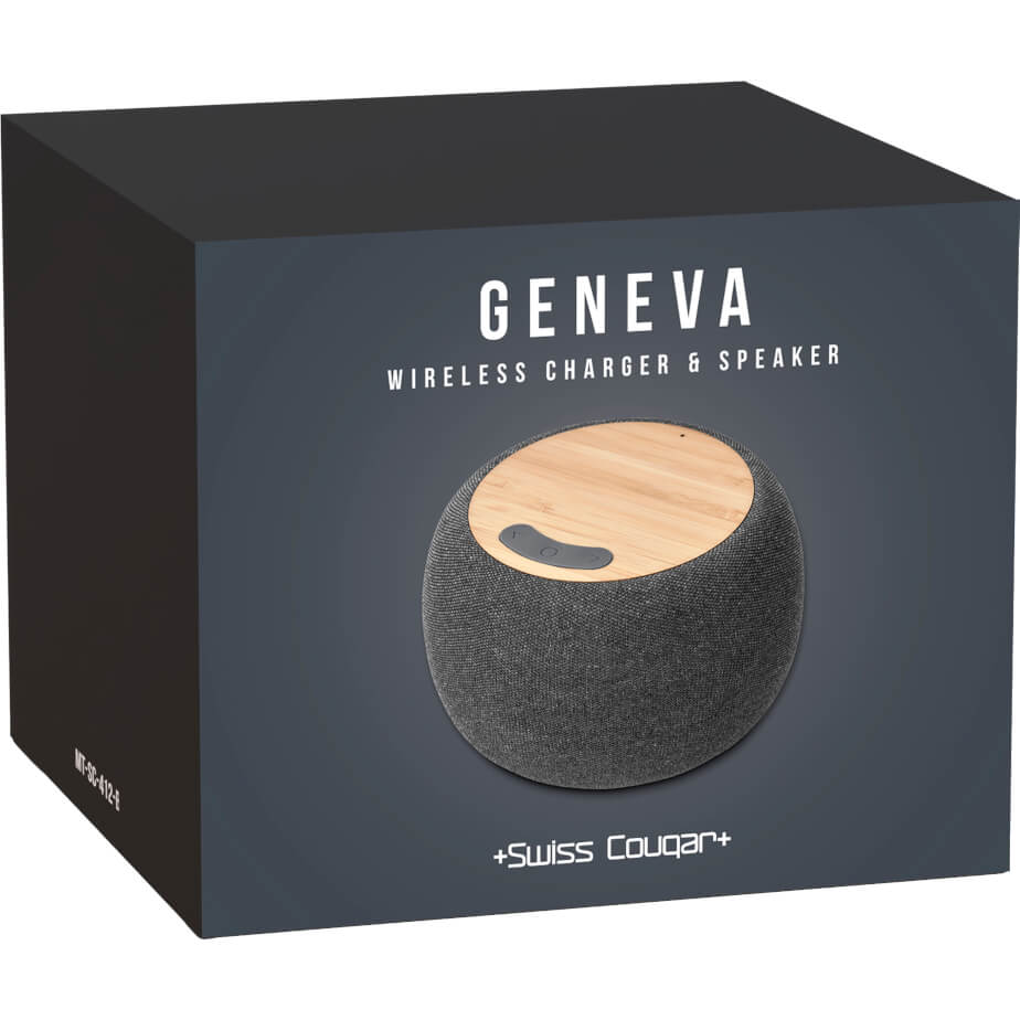 Swiss Cougar Geneva Wireless Charger & Bluetooth Speaker Gift Box