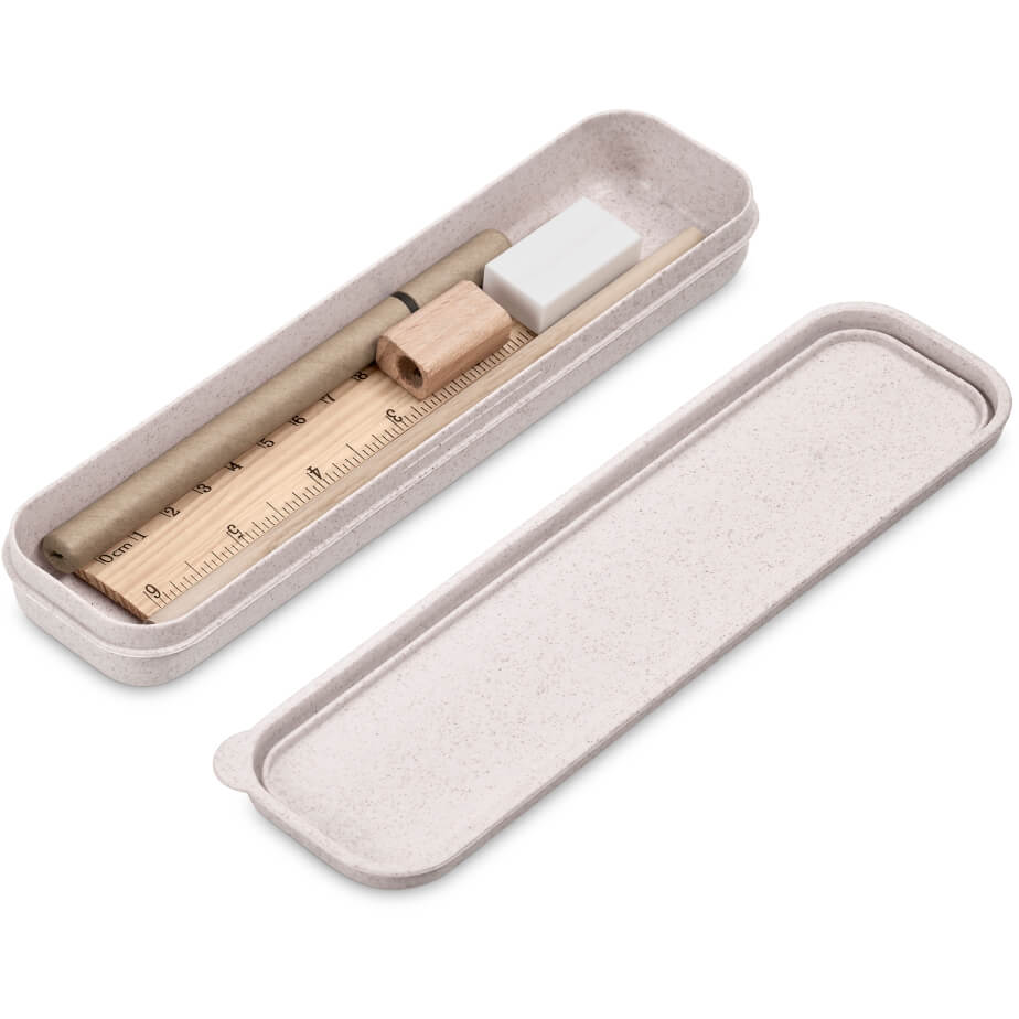 Okiyo Kinben Sustainable Stationery Set Case Open