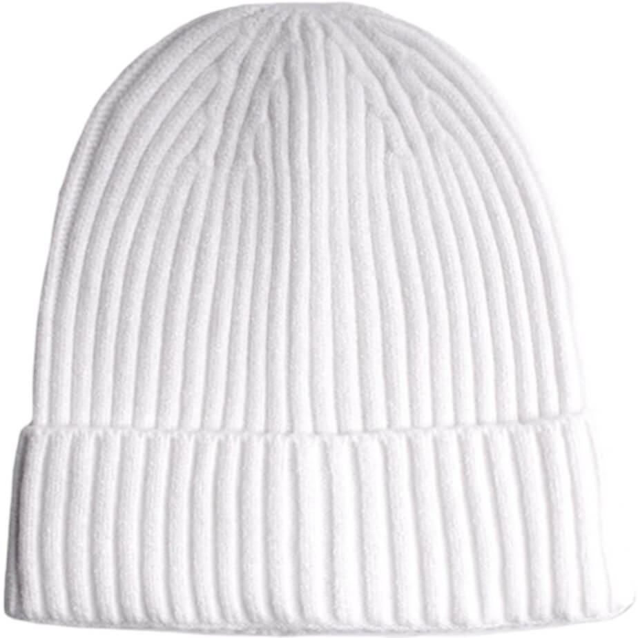 FWRD Glacier Ribbed Beanie White