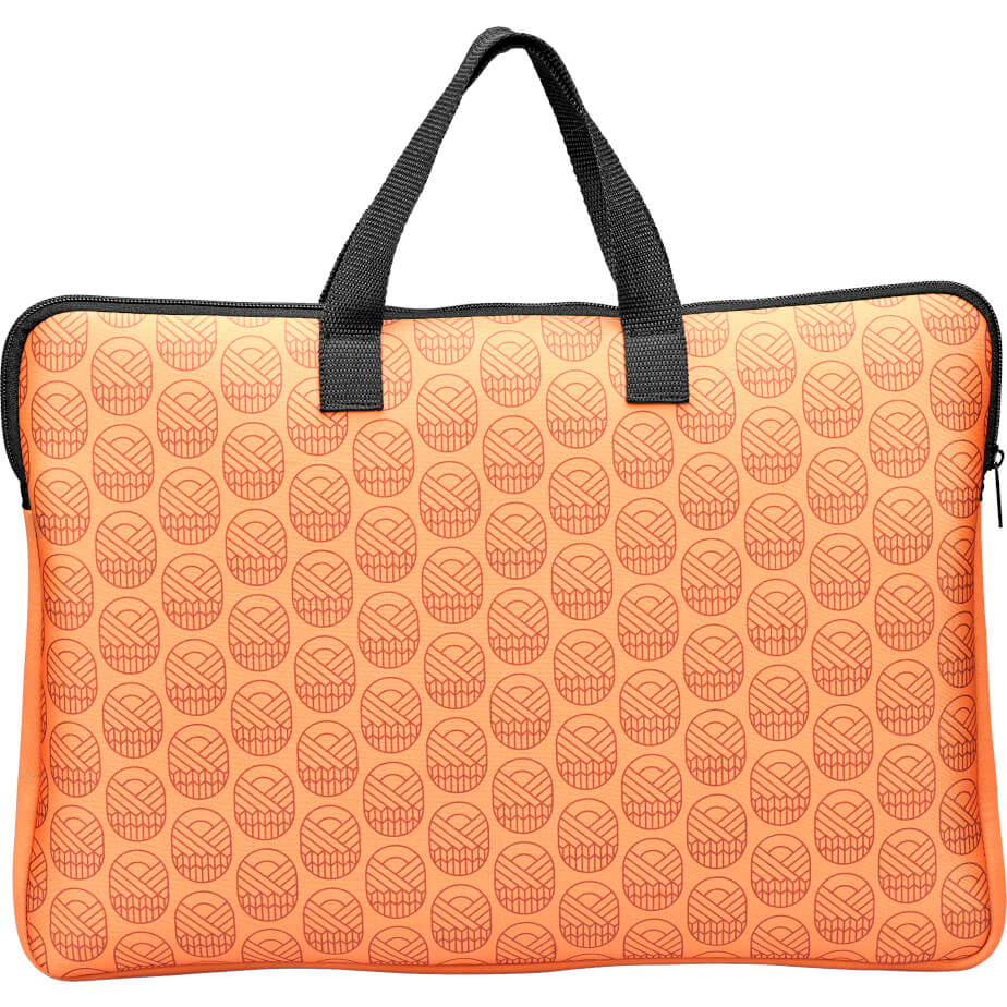 Hoppla Neoprene Cloud Laptop Sleeve Branded Back