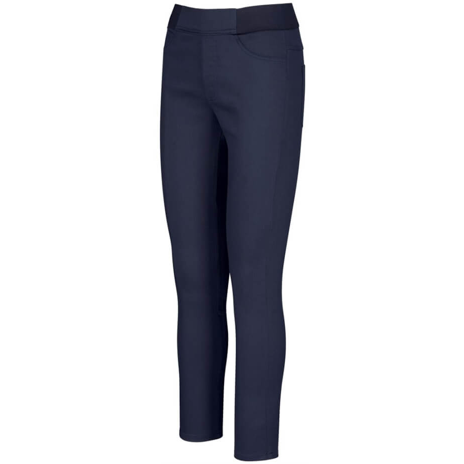 Ladies Sasha Stretch Pants Navy Side
