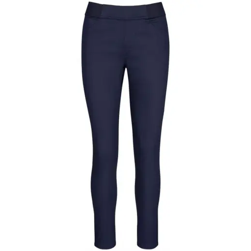 Ladies Sasha Stretch Pants Navy Front
